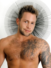 Skilled gay fucks newbie stud