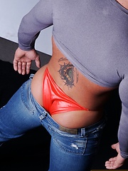 Massive tattooed stud in this jockbutt exclusive set.