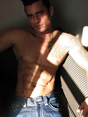 Sexy Alexsander shows off his muscular body and great cock