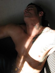 Sexy Alexsander shows off his muscular body and great cock
