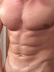 Hot athlete grabs his dick
