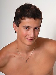 Innocent euro teen boy in first adult casting