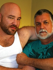 Sexy John Morewood and thick bearded Kroy Bama