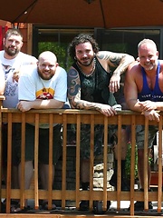 Six sexy bears Alex Payne, Chef Bear, Jack Power, Jake Davidson, Rock Ramsey and Sid Morgan