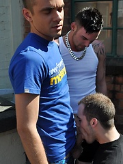 Brutal, Sweaty Threesome Gets These Brit Lads Well Ard and Pumping!