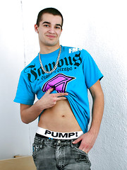Sean has friendly smile, a nice lean body, a thick cock