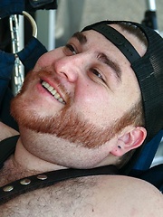 Big Boy Ginger Bear Shep Hunter puts his strong furry body to use fucking Mexican cub Chris Rojo