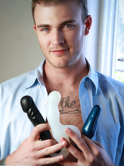 Christian finally loosens up and learns to take it like a man