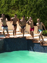 What better way to spend a hot summer afternoon then at a twink pool party