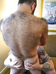 Daddy Lucas And Machael Johnson, A Furry Tattooed Bear & Cub At Play