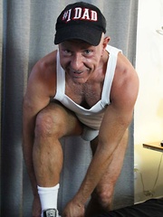This sexy silver Daddy loves to fuck